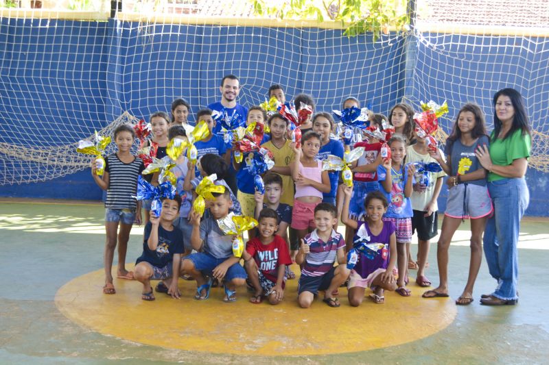 Mais de 1.000 Ovos de Páscoa foram distribuidos em Icaraíma, Vila Rica e Porto Camargo