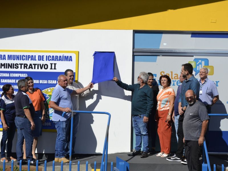 Prefeito Marcos Alex e Vice Devair Inauguram Novo Centro Administrativo II de Icaraíma