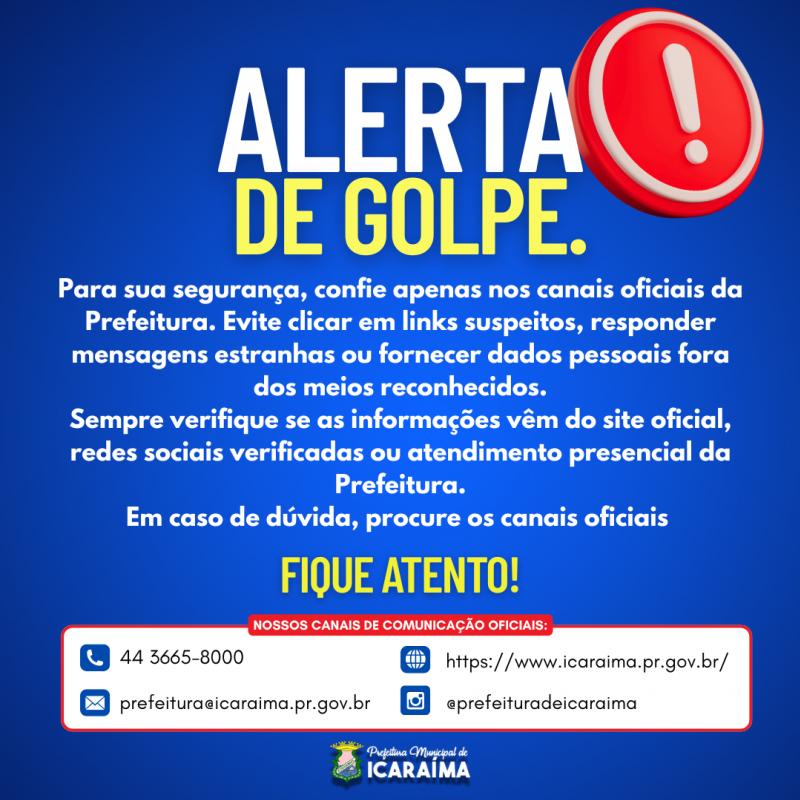 CUIDADO COM GOLPES !!