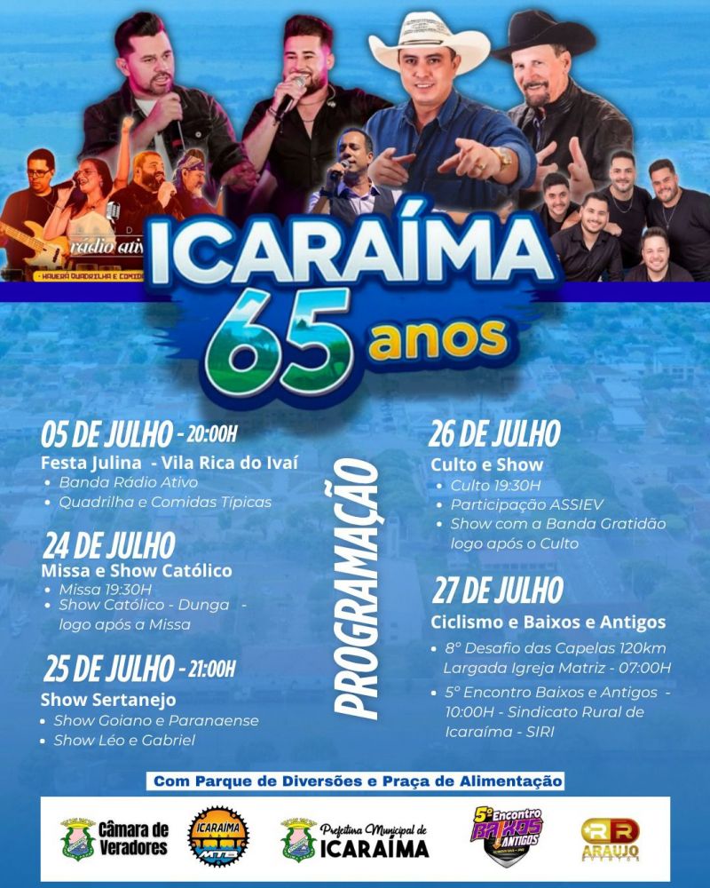 65º Aniversario da Cidade de Icaraíma