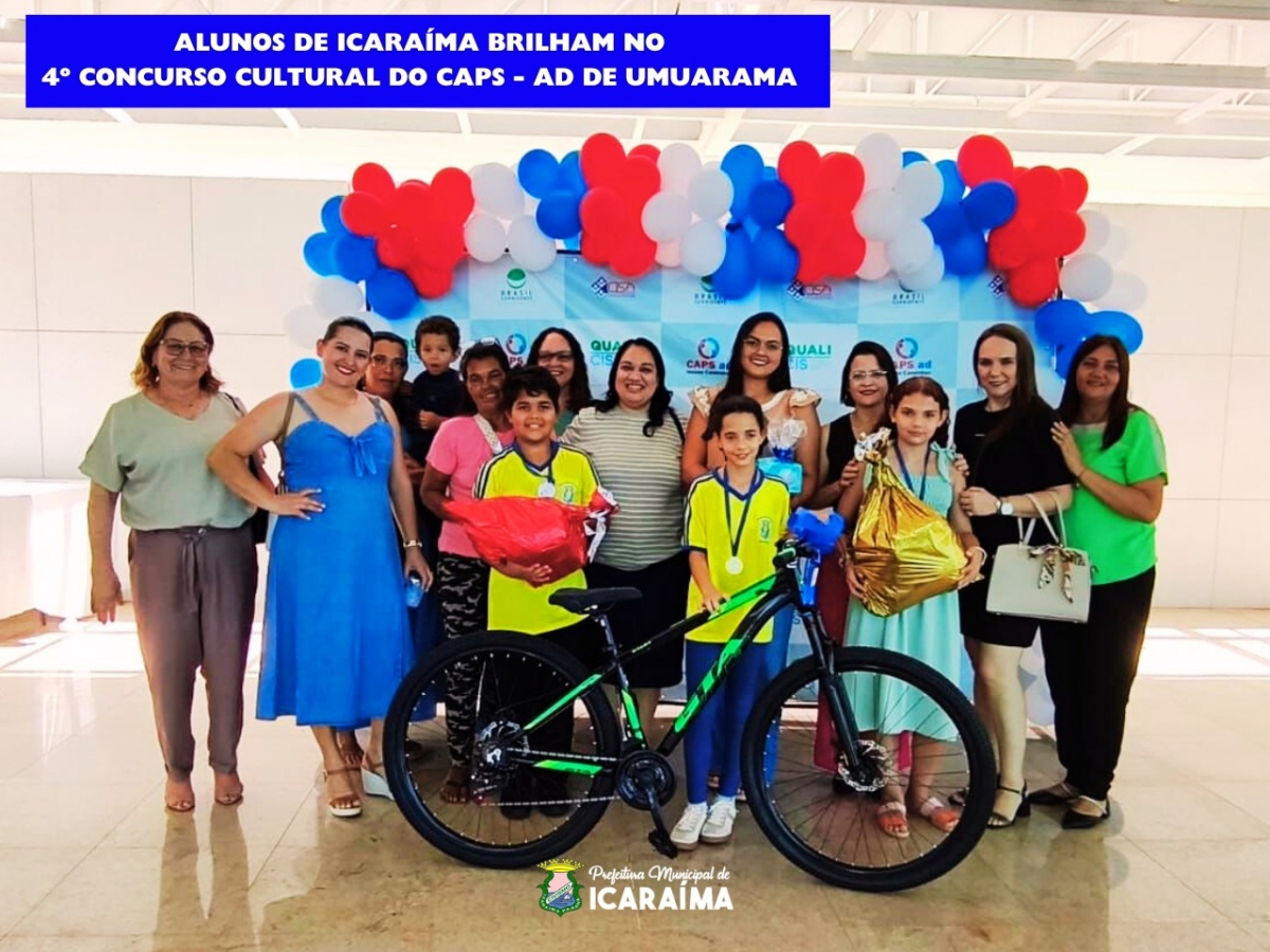 Alunos de Icaraíma brilham no 4º Concurso Cultural do CAPS - AD de Umuarama