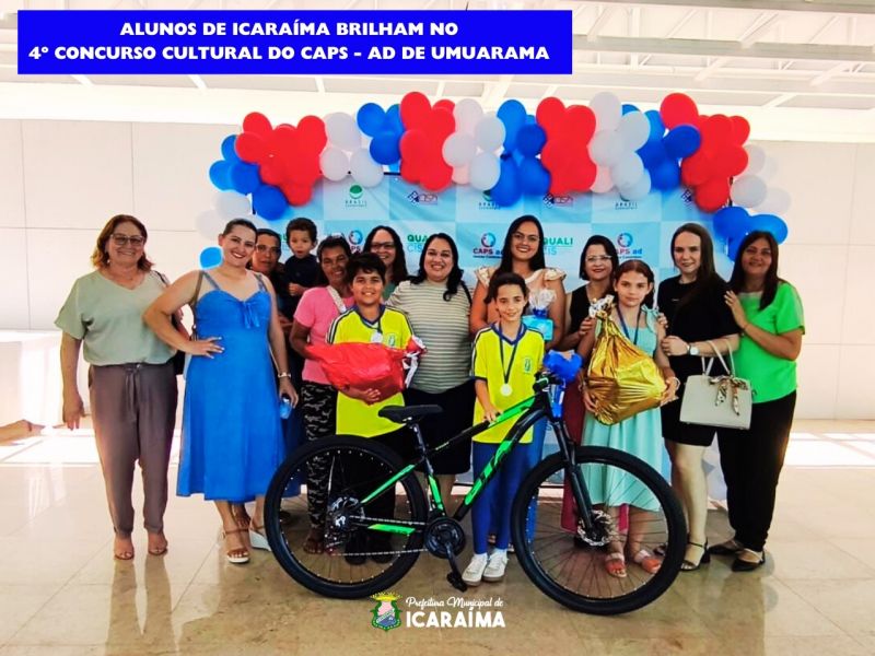 Alunos de Icaraíma brilham no 4º Concurso Cultural do CAPS - AD de Umuarama
