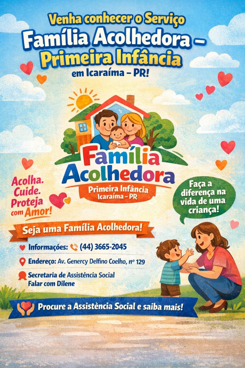 FAMILIA ACOLHEDORA - PRIMEIRA INFANCIA 