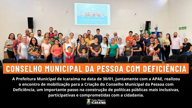 CONSELHO MUNICIPAL DA PESSOA COM DEFICIÊNCIA