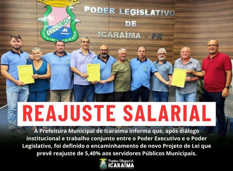 REAJUSTE SALARIAL - 2026
