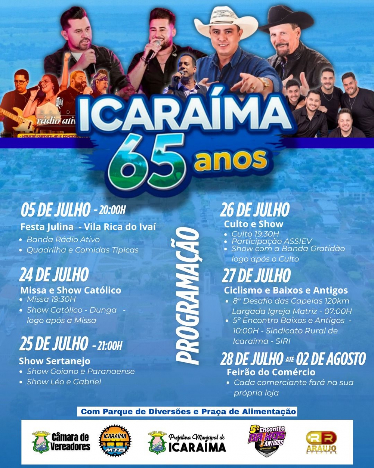 65º Aniversario da Cidade de Icaraíma