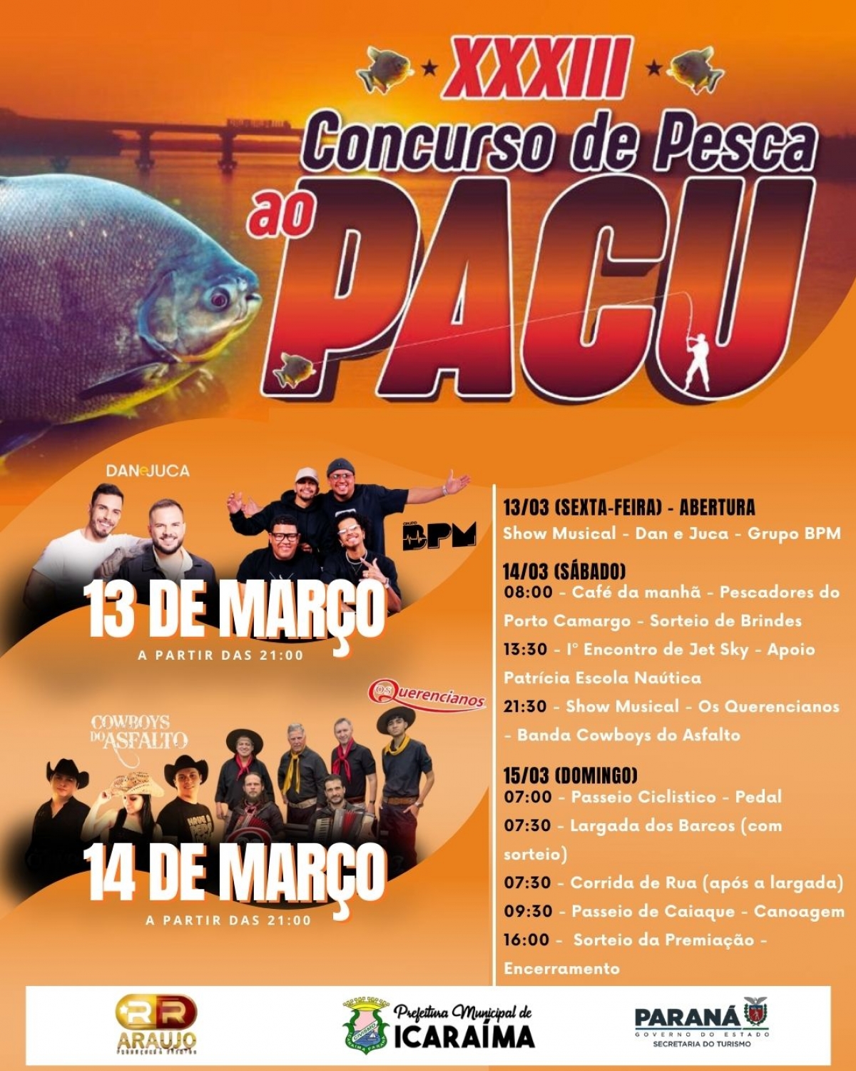XXXIII - CONCURSO DE PESCA AO PACU